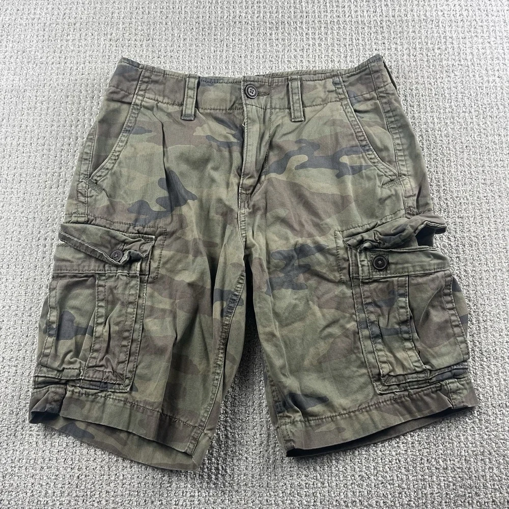 American Eagle Outfitters Classic Length Camo Cargo Shorts Men's 30 (Fit 32)